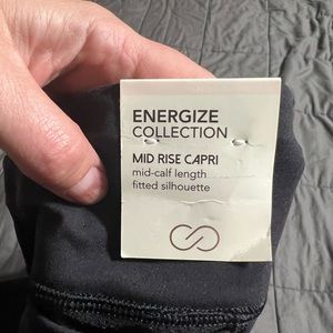 Calia Energize Capri, NWT, black, size small